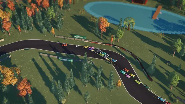 Cedar Hollow GP, a fictional circuit in Little Engines