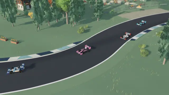 Fjordhaven GP, a fictional circuit in Little Engines
