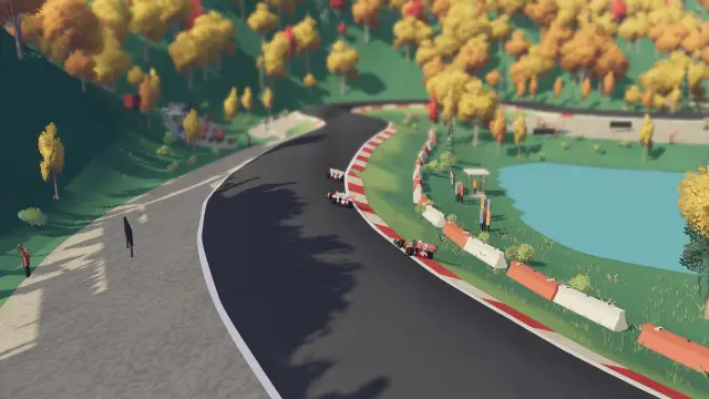 Forest Lake GP, a fictional circuit in Little Engines