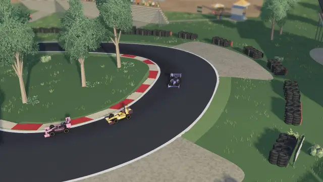 Harrowdown GP, a fictional circuit in Little Engines