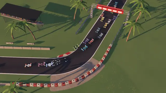 Hibiscus Lantern GP, a fictional circuit in Little Engines