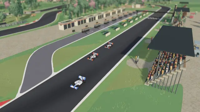Koi Garden GP, a fictional circuit in Little Engines