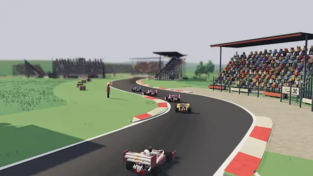 Larkspur GP, a fictional circuit in Little Engines
