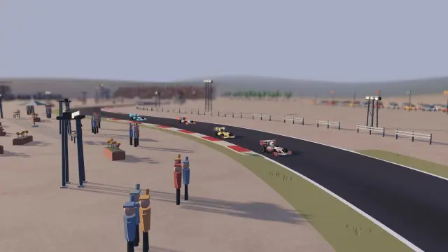 Marina Dusk GP, a fictional circuit in Little Engines