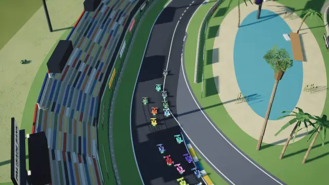 Palmetto Shores Speedway, a fictional circuit in Little Engines