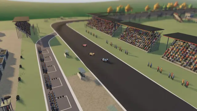 Port Azure GP, a fictional circuit in Little Engines
