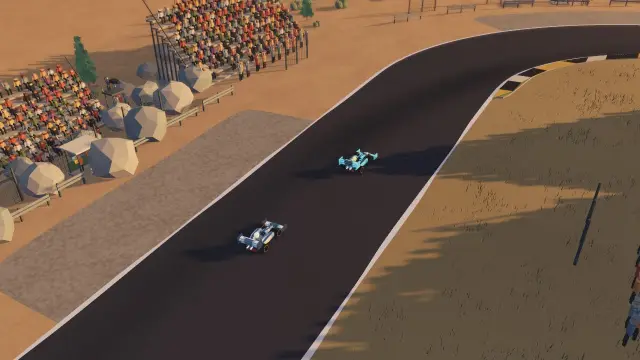 Saffron Ridge GP, a fictional circuit in Little Engines